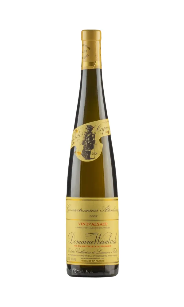 Bottle of Domaine Weinbach Gewurztraminer